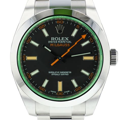 rolex milgauss 45 mm|rolex milgauss 116400gv price.